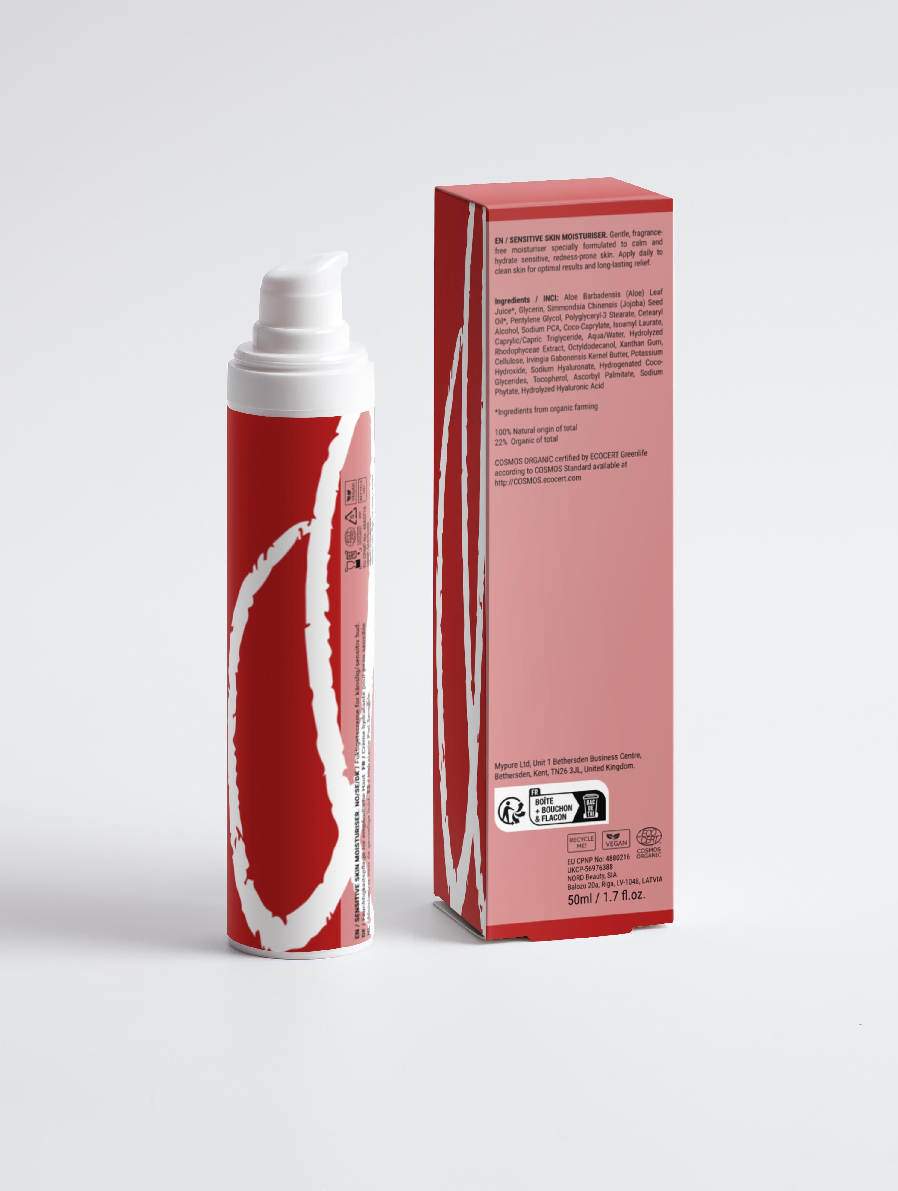 Sensitive Skin Moisturiser, Fragrance Free