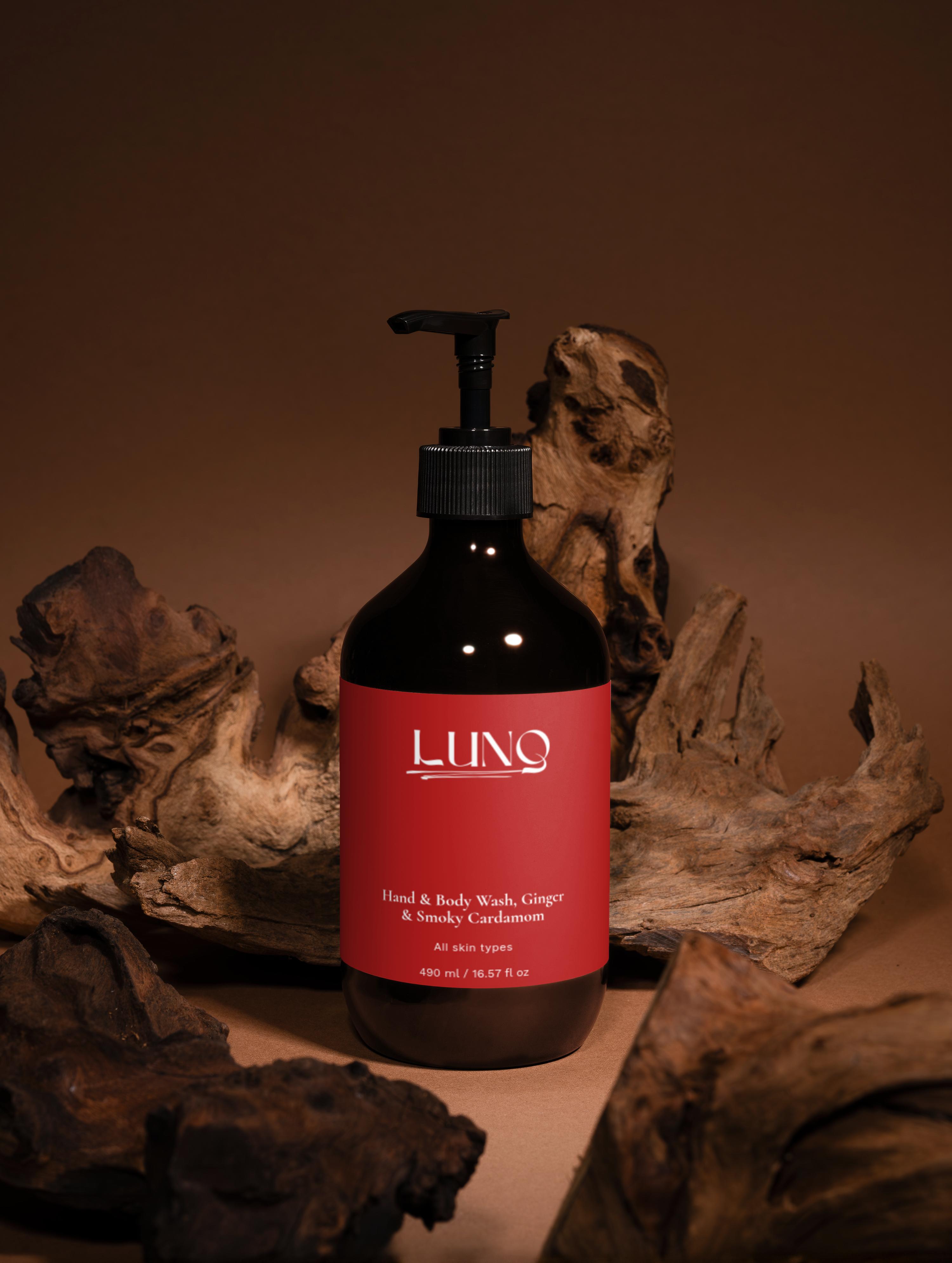 Hand & Body Wash, Ginger & Smoky Cardamom