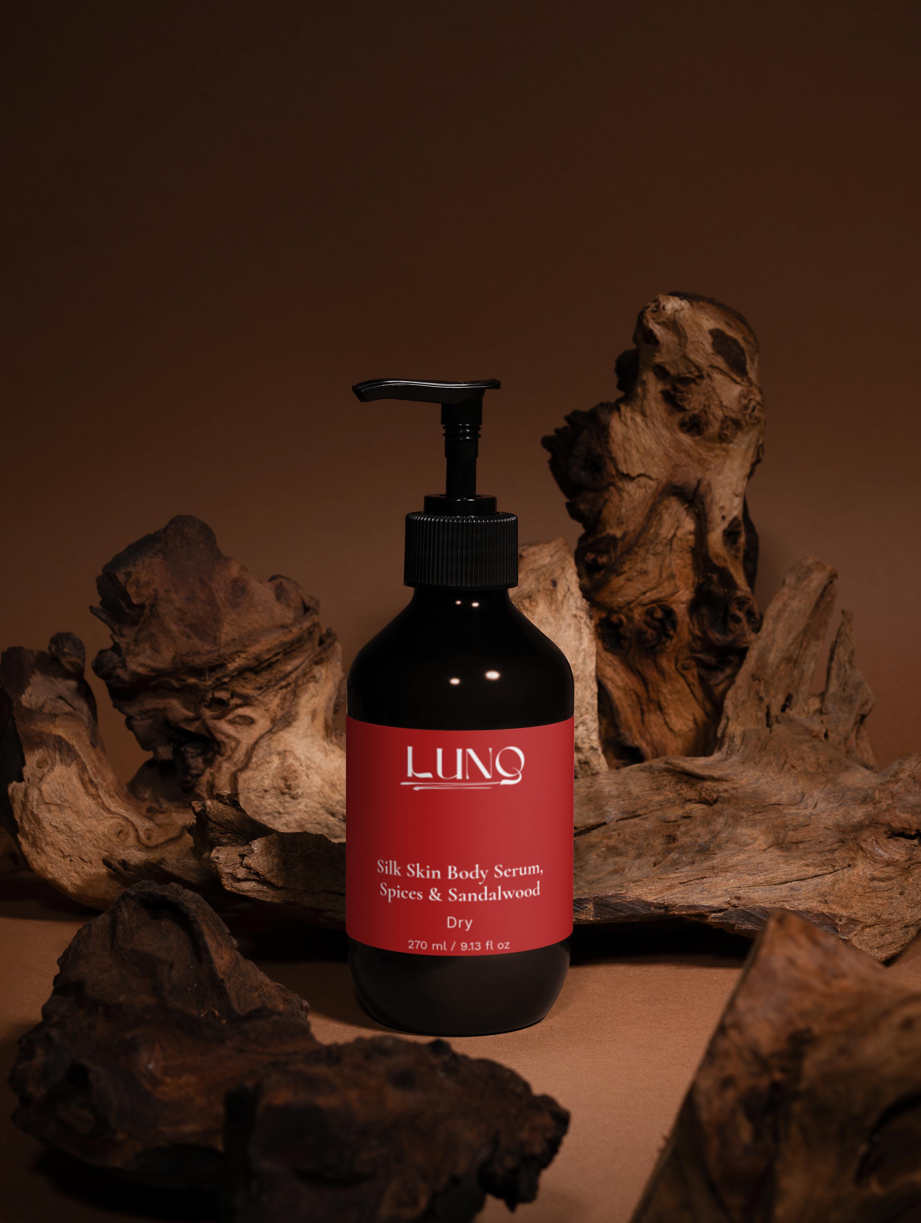 Silk Skin Body Serum, Spices & Sandalwood